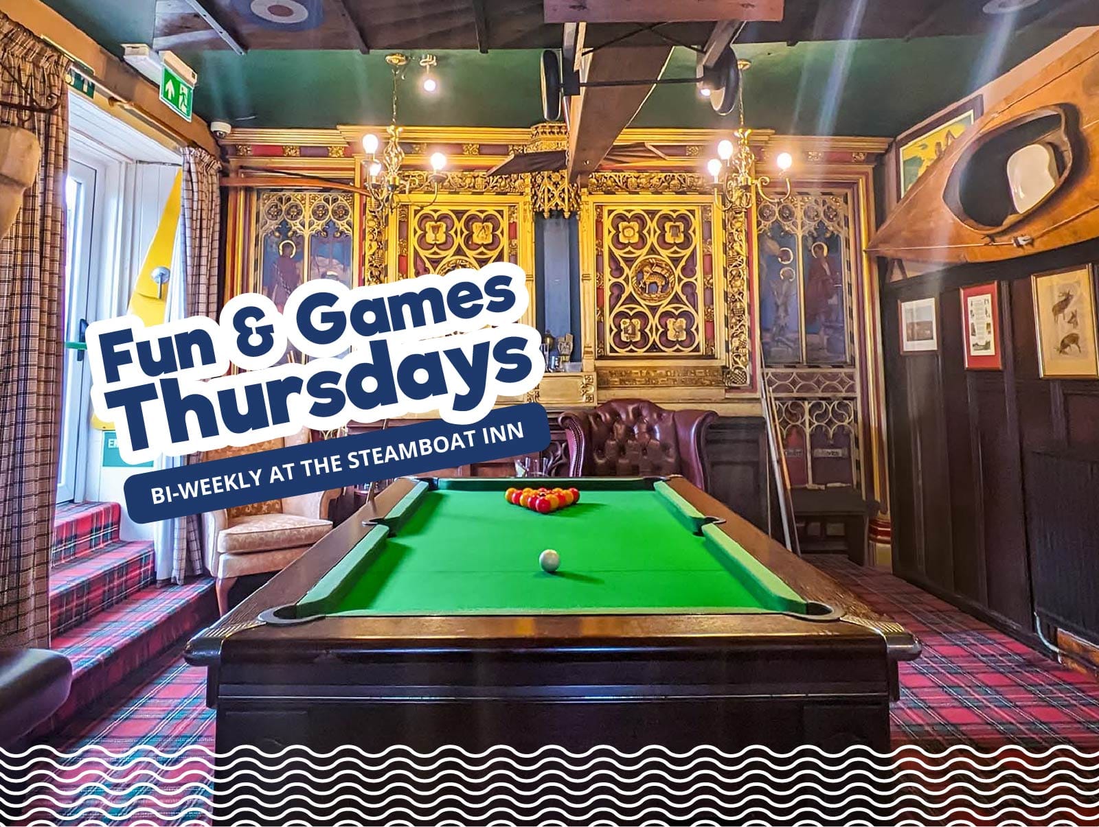 Games Nights at the Steamboat Inn